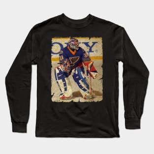 Grant Fuhr - St. Louis Blues, 1995 Long Sleeve T-Shirt